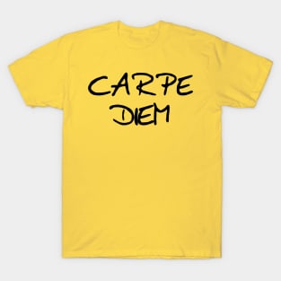 Inspirational Motivational Quotes Saying Carpe Diem T-Shirts T-Shirt